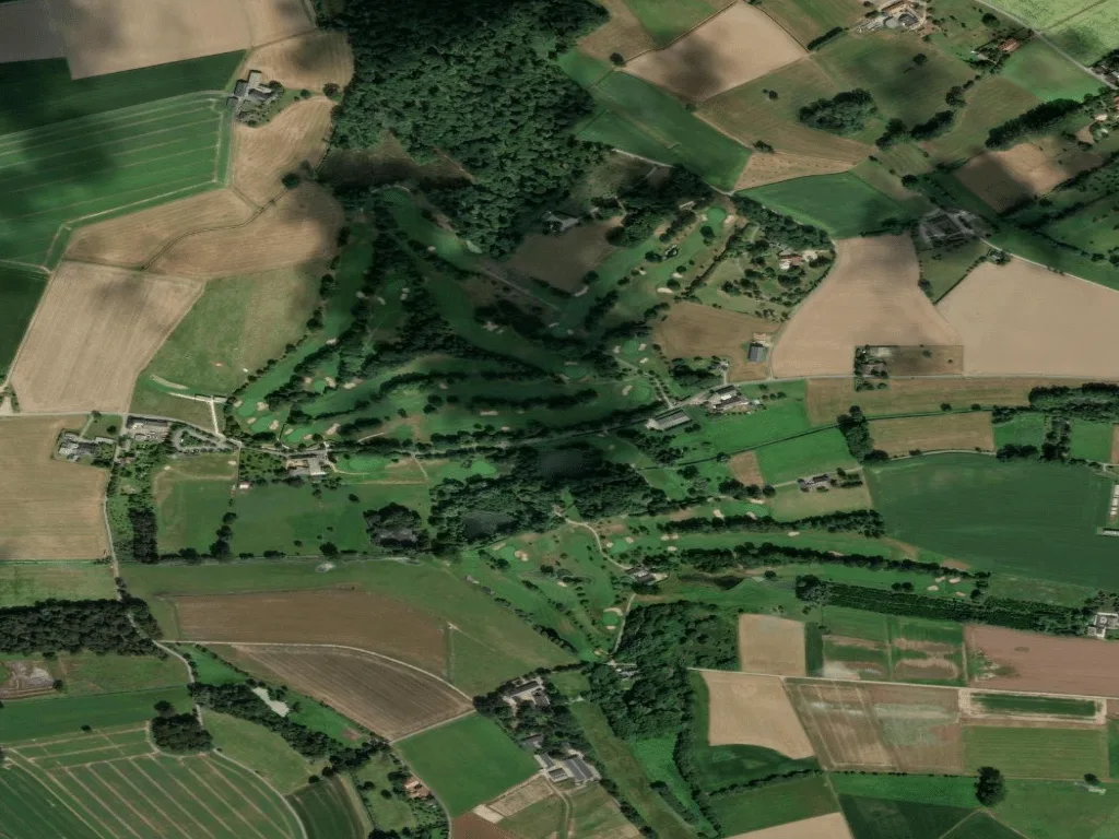 Letecký pohled na Golfclub Issum-Niederrhein e.V.