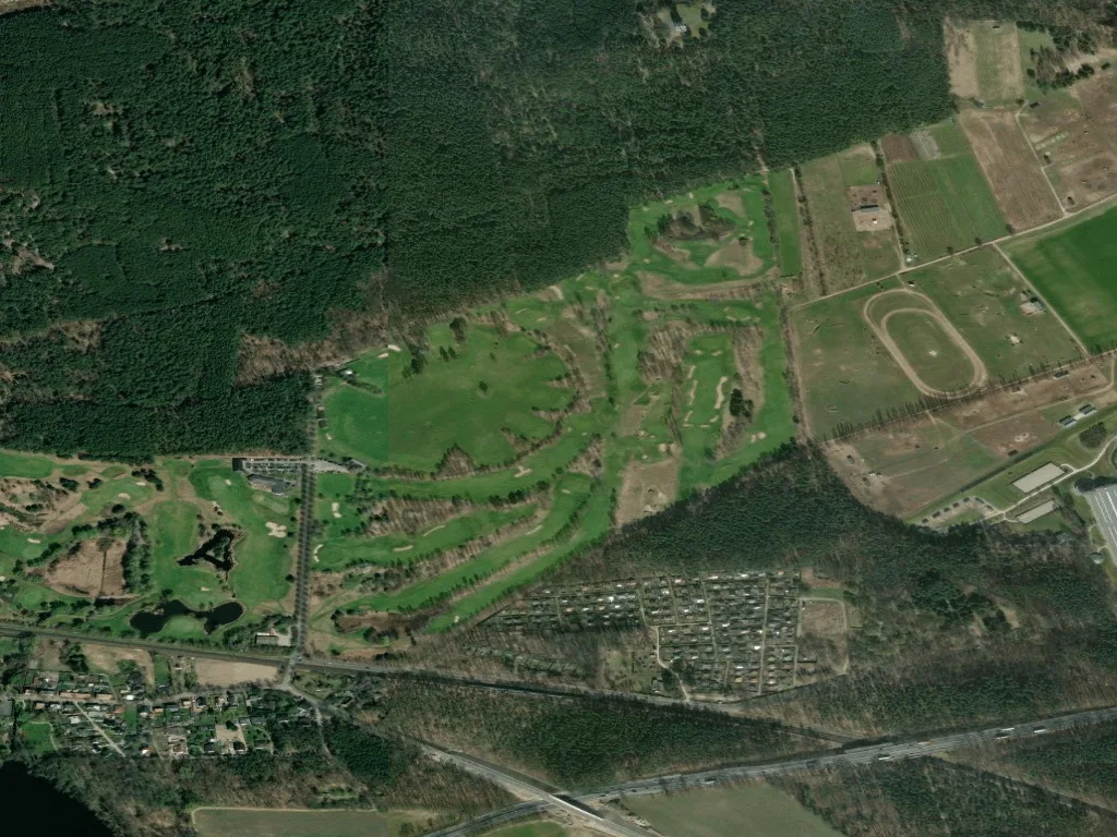 Letecký pohled na Lenné Course