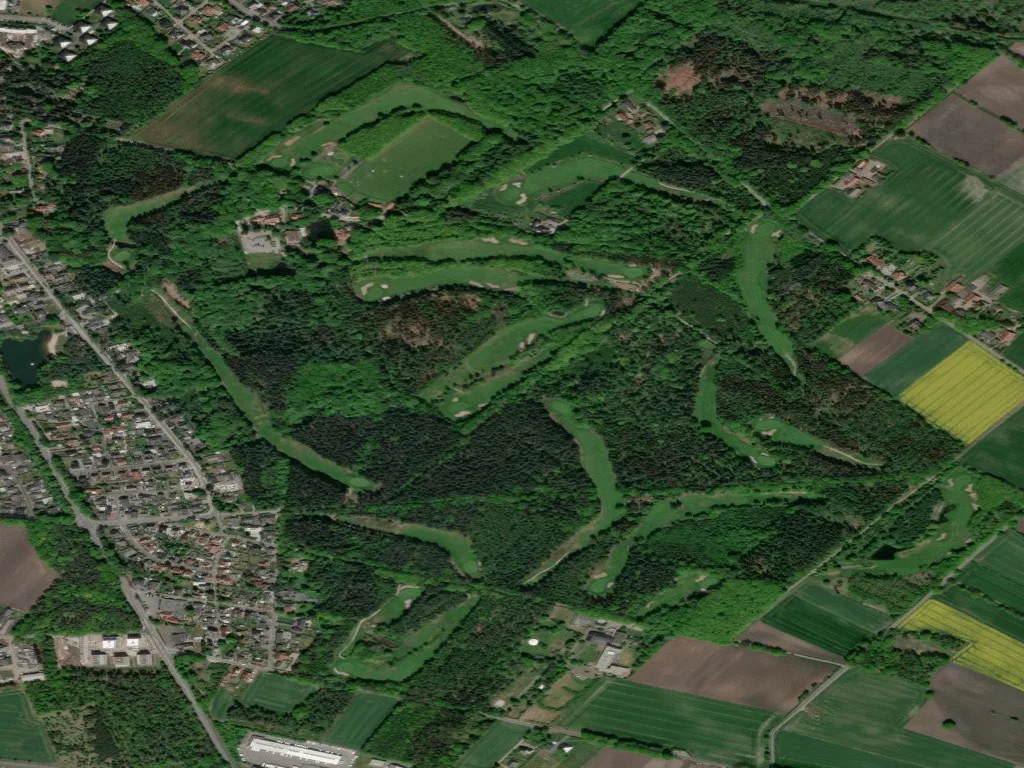 Letecký pohled na Golfclub Vechta-Welpe