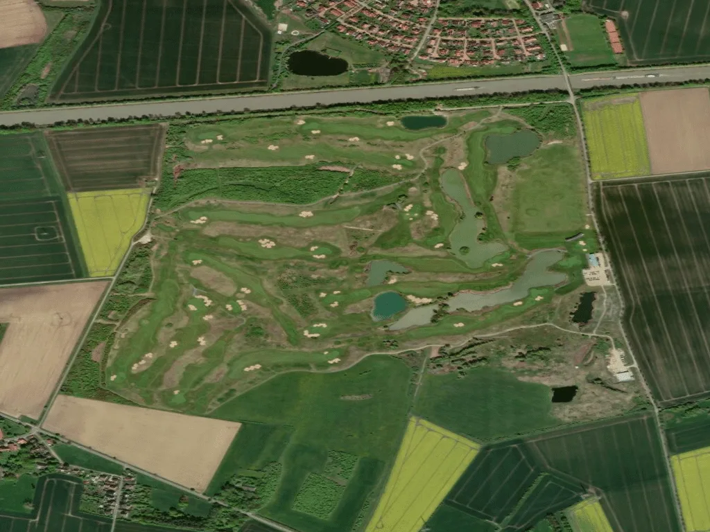 Letecký pohled na Rethmar Golf
