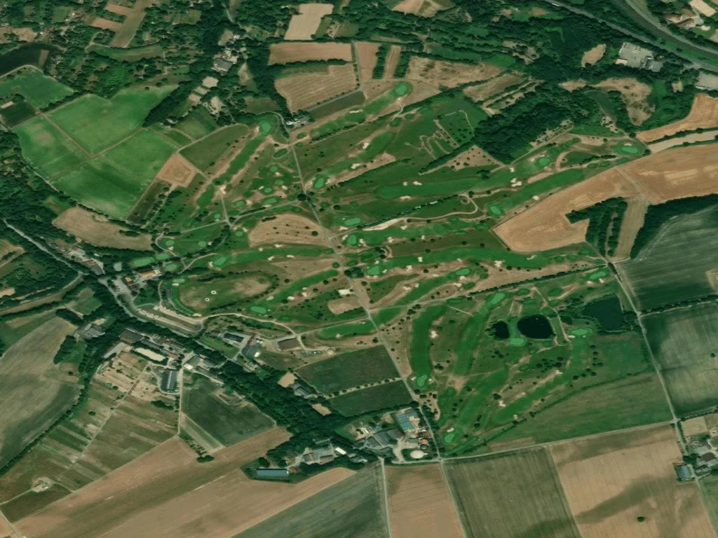 Letecký pohled na Golfclub Bruchsal e. V.