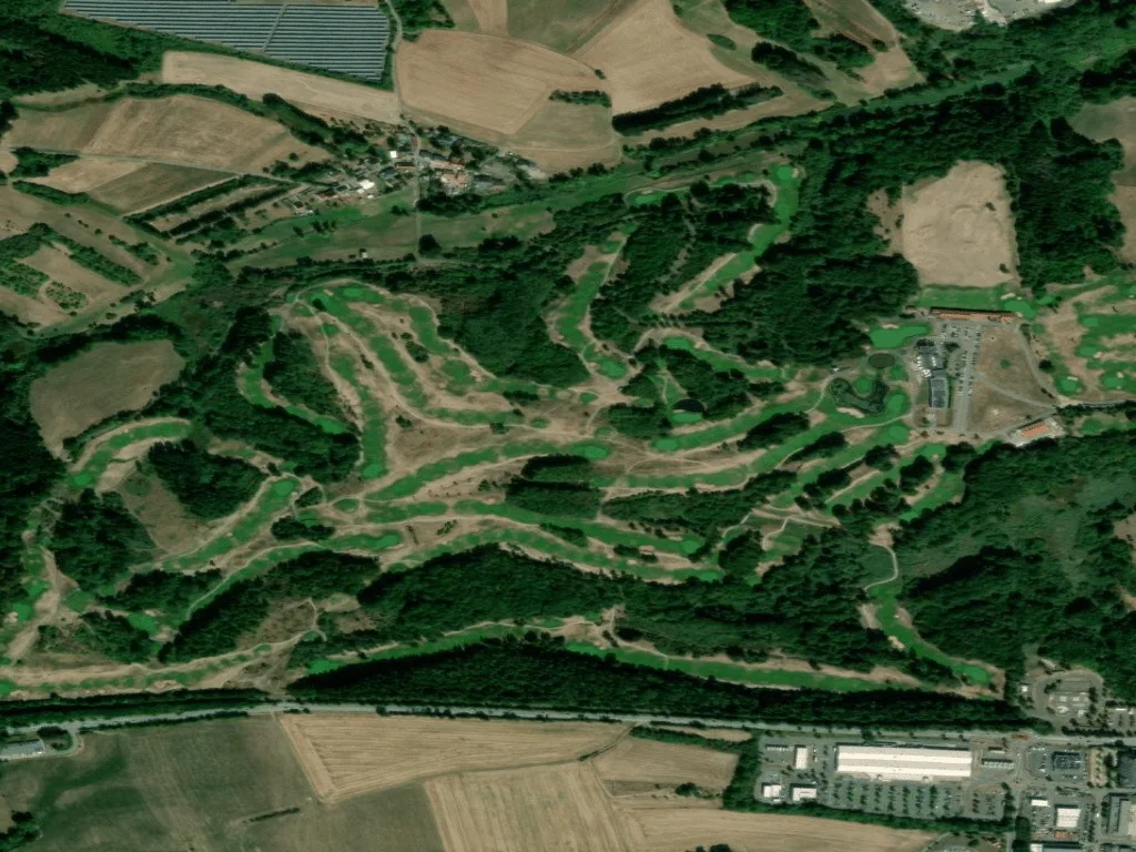 Letecký pohled na Wendelinus-Golfpark