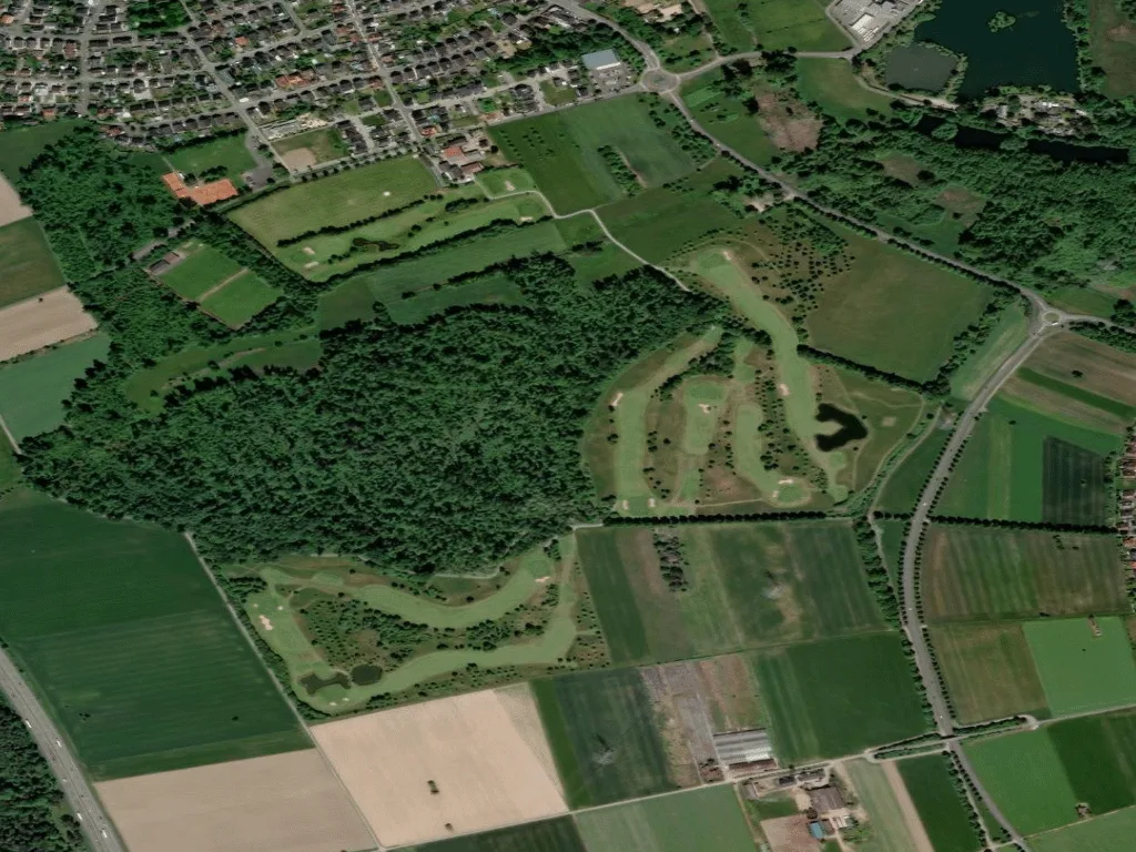 Letecký pohled na Golfclub Seligenstadt am Kortenbach e. V.
