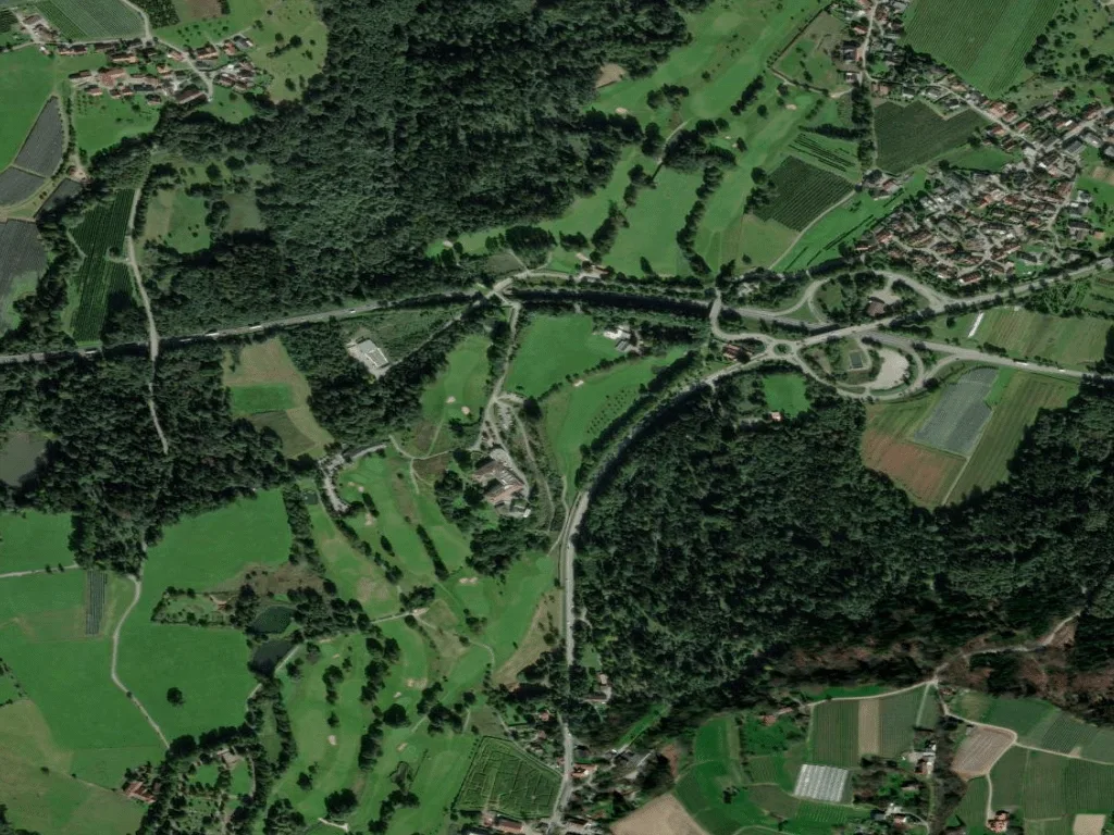 Letecký pohled na Golf-Club Lindau-Bad Schachen e. V.