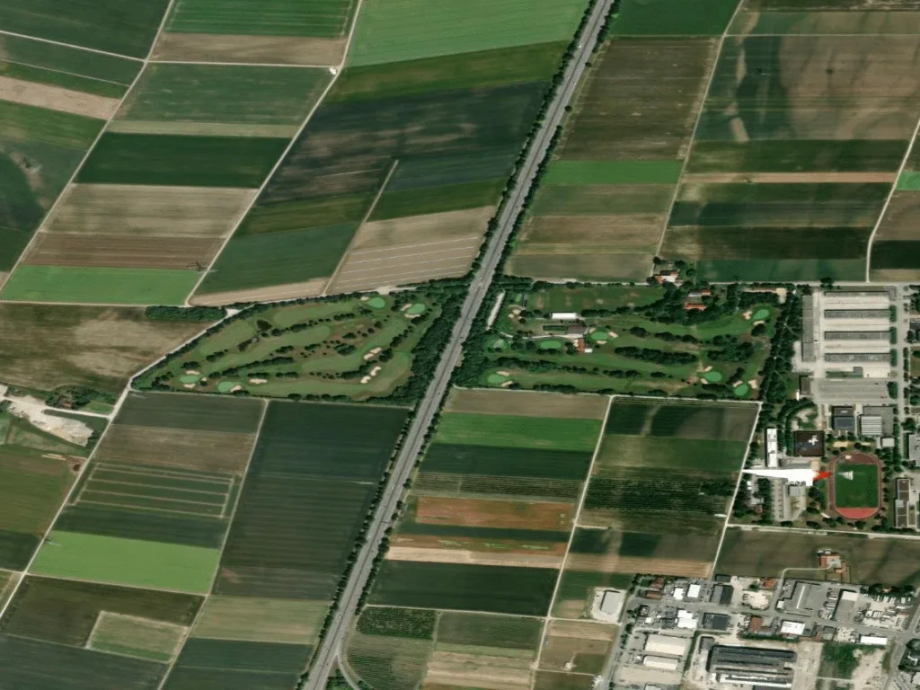 Letecký pohled na Golfclub Lechfeld e.V.