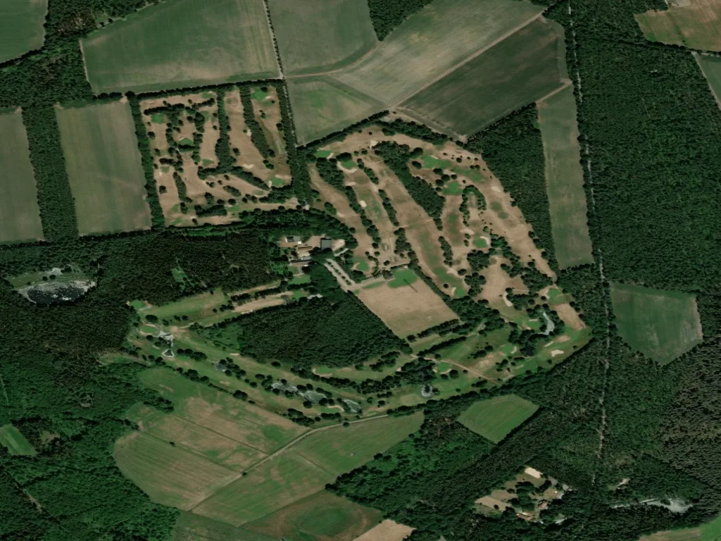 Letecký pohled na Golfpark Soltau