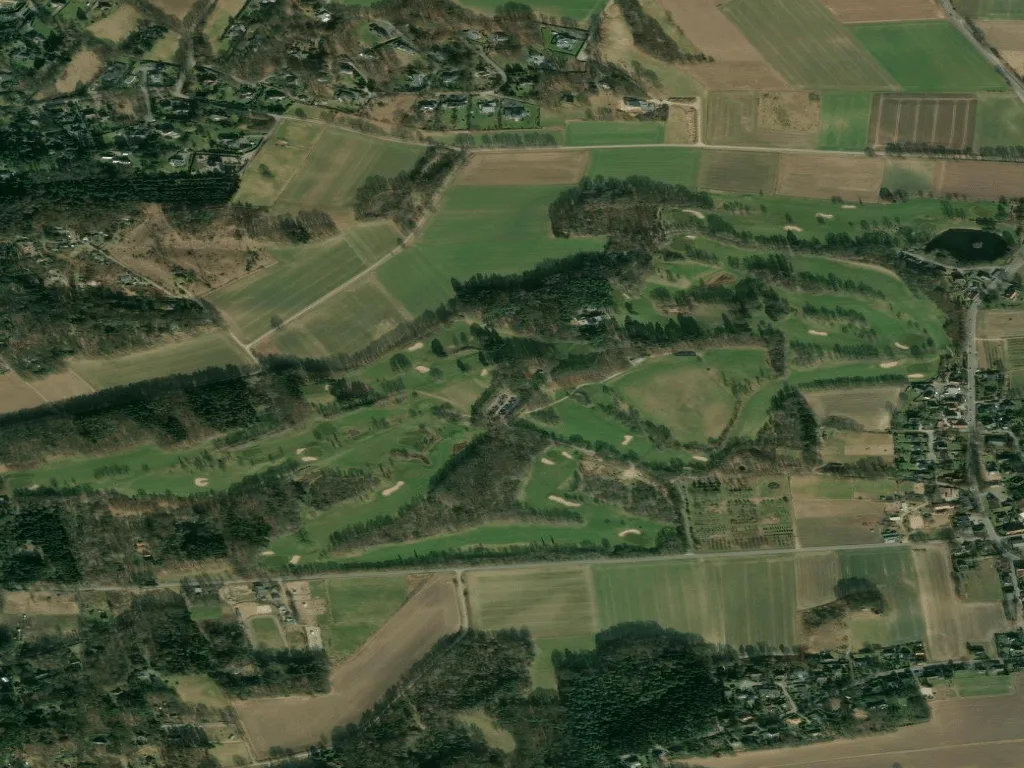 Letecký pohled na Golfclub Am Hockenberg