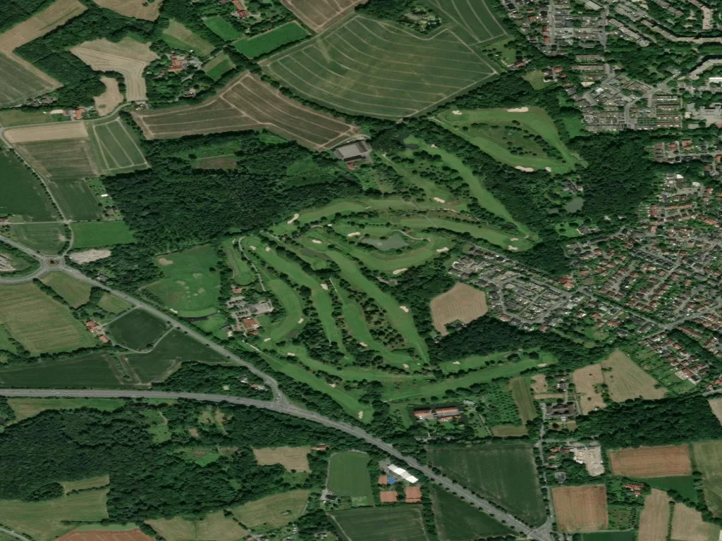 Letecký pohled na Golfclub Münster-Wilkinghege