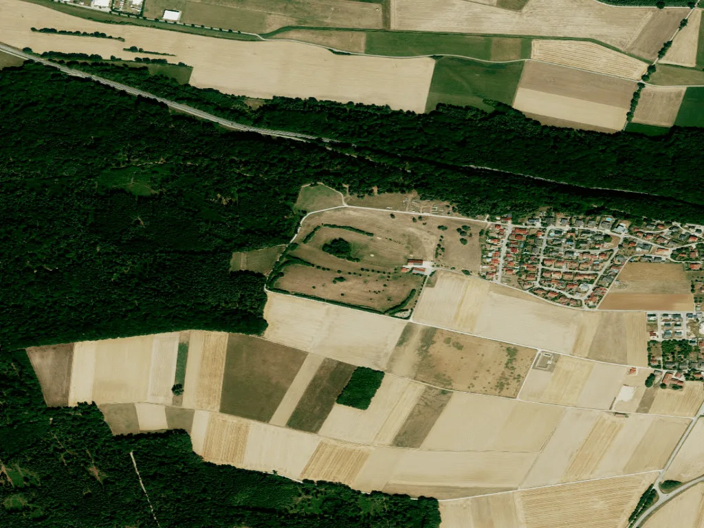 Letecký pohled na Freizeit&Sport Paulushofen
