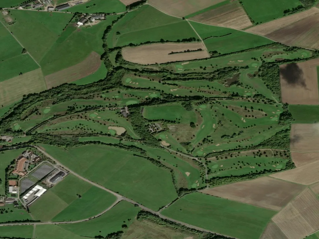 Letecký pohled na Golf Resort Bitburger Land