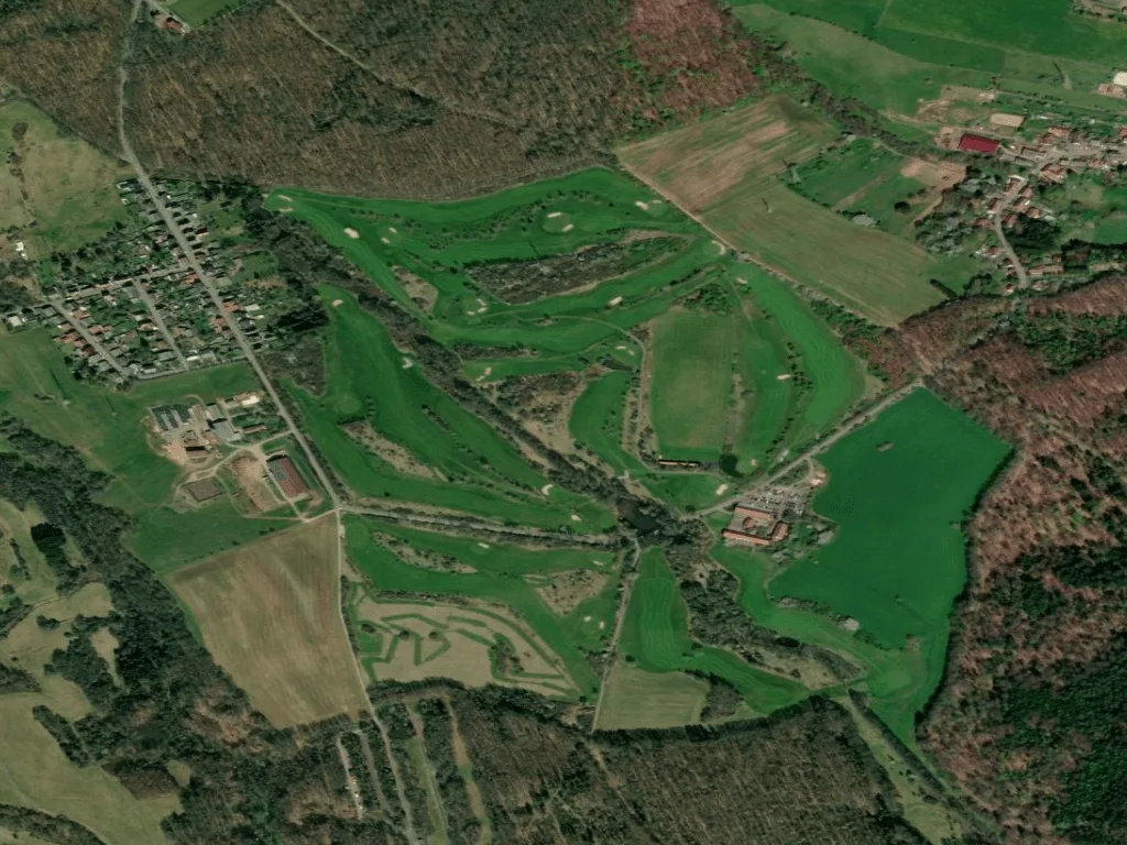 Letecký pohled na Golfclub Websweiler Hof