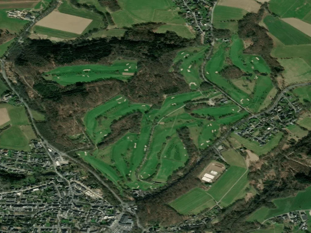 Letecký pohled na Golfclub Burg Overbach