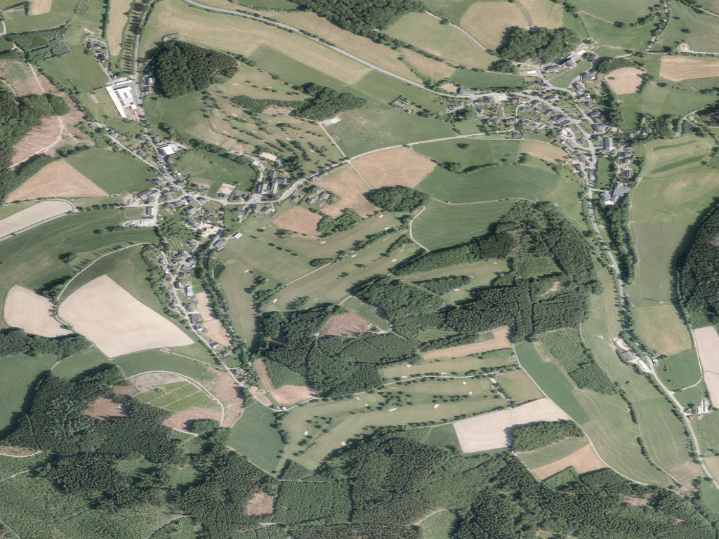 Letecký pohled na Golfclub Sellinghausen