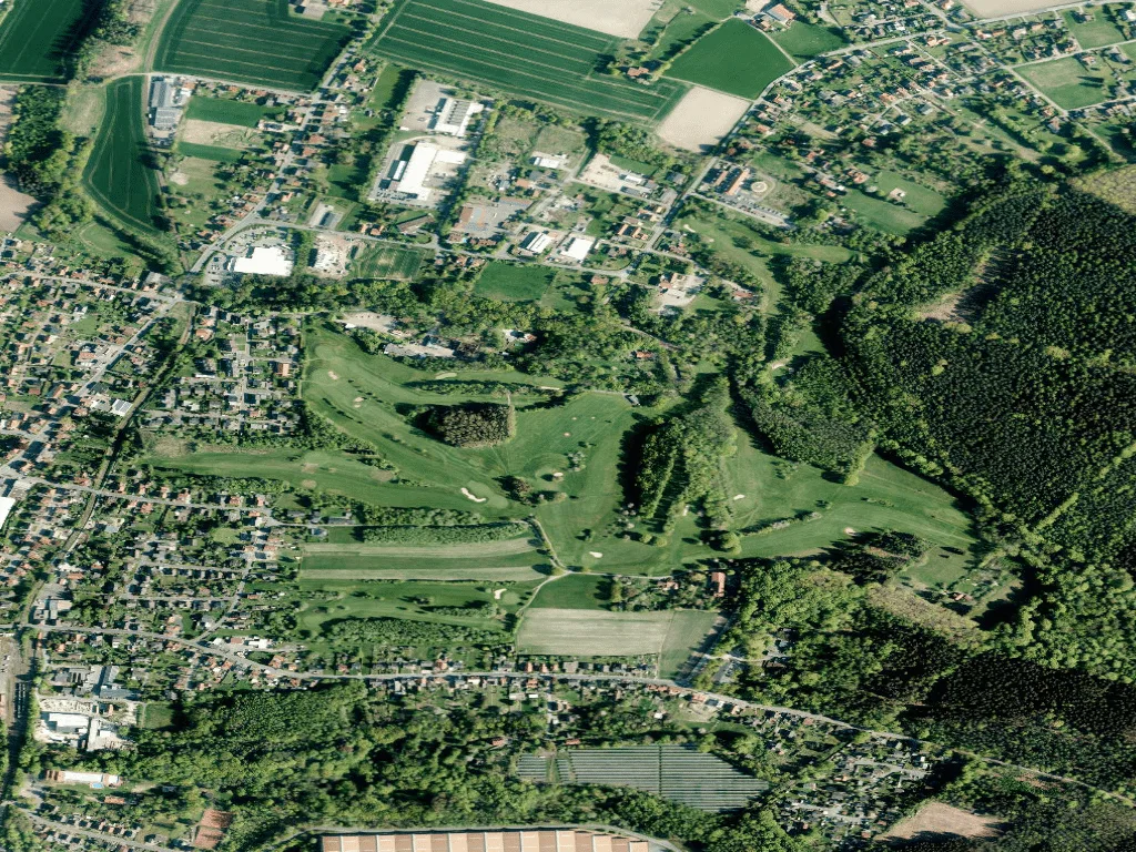 Letecký pohled na Golfclub Schaumburg