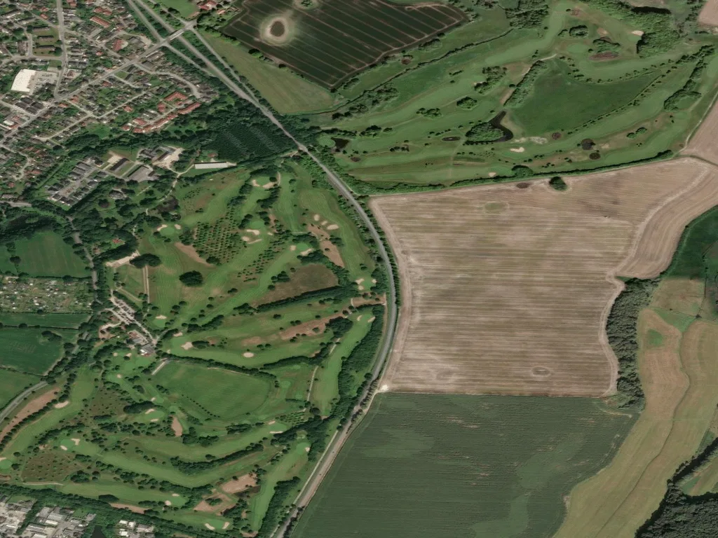 Letecký pohled na Golf & Landclub Gut Uhlenhorst