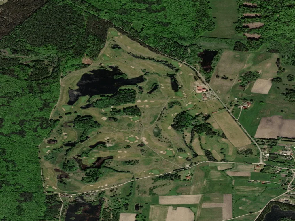 Letecký pohled na Postołowo Golf Club Gdańsk Golf & Country Club