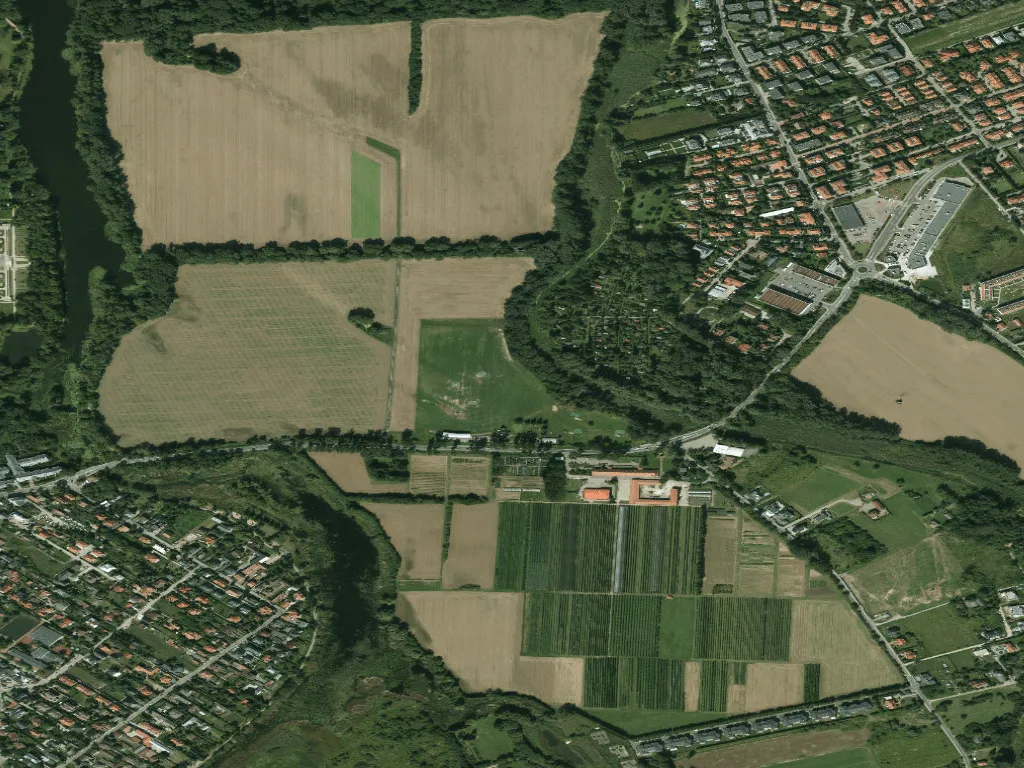 Letecký pohled na Golf Parks Poland