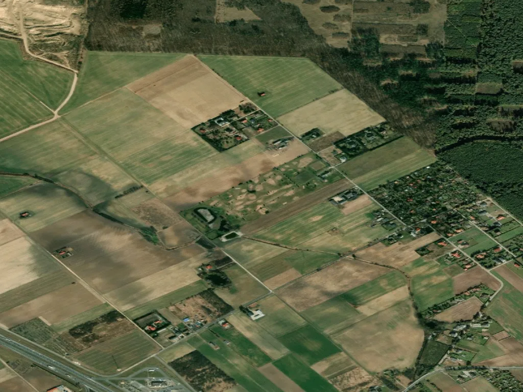 Letecký pohled na Kujawy Golf Club