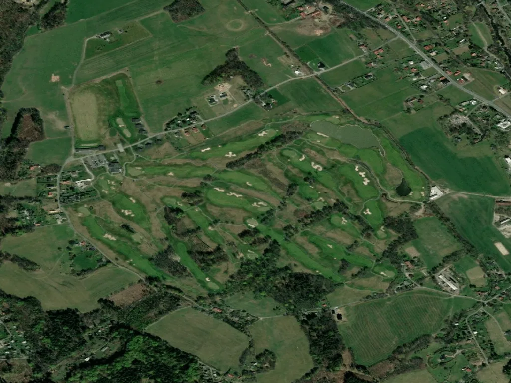 Letecký pohled na Golf & Ski Resort Ostravice