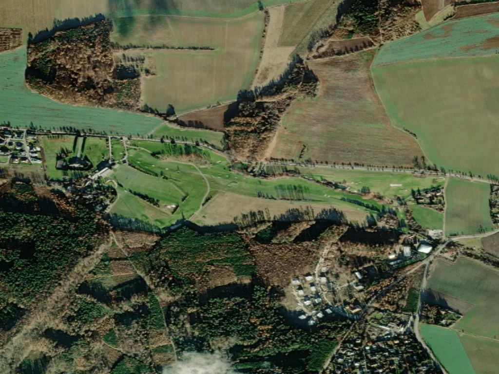 Letecký pohled na Golf Club Botanika