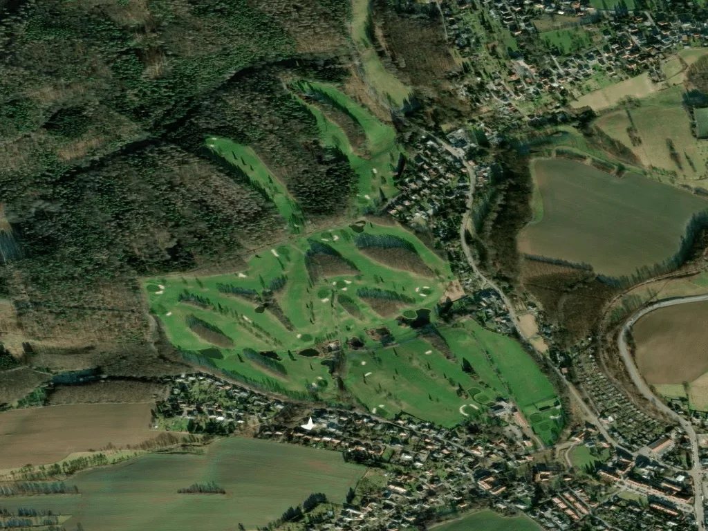 Letecký pohled na Golfclub Dresden Elbflorenz e.V.