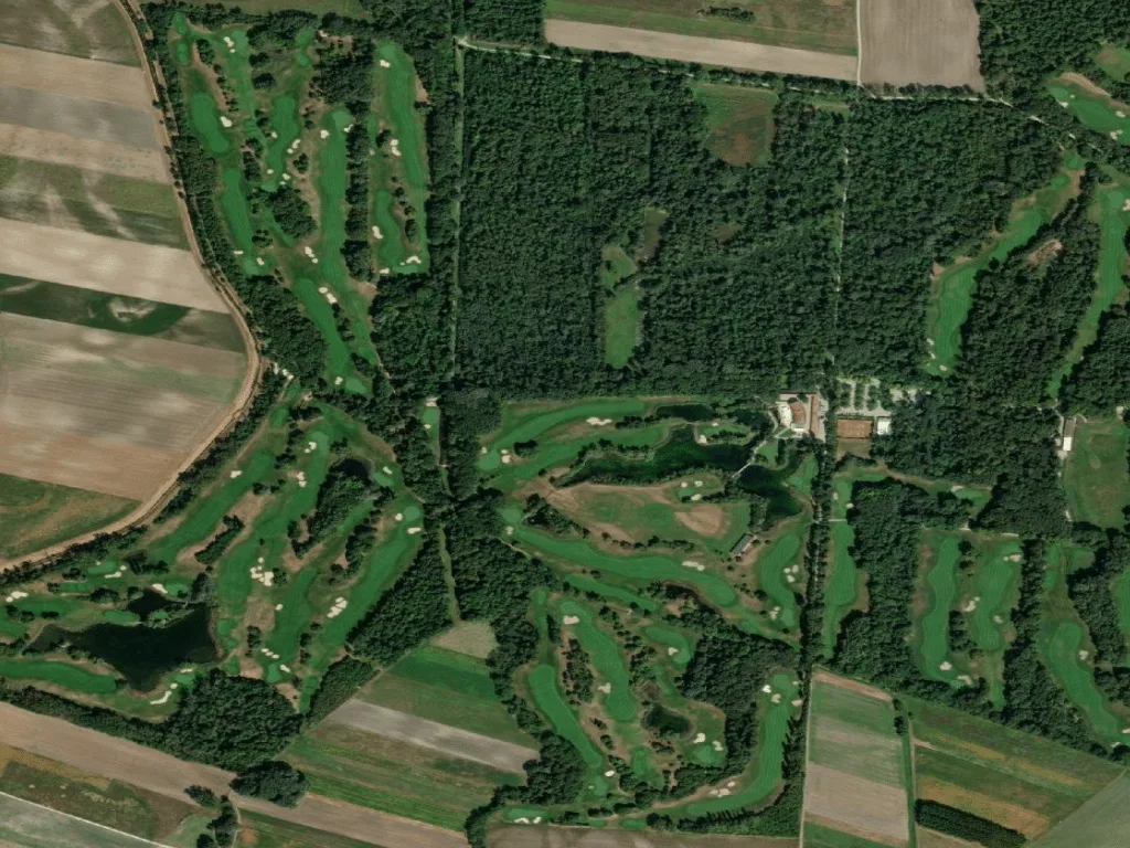 Letecký pohled na Colony Club Gutenhof