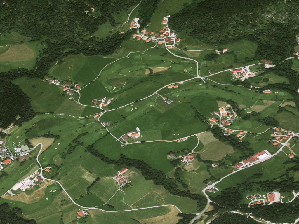 Letecký pohled na GC Reit im Winkl