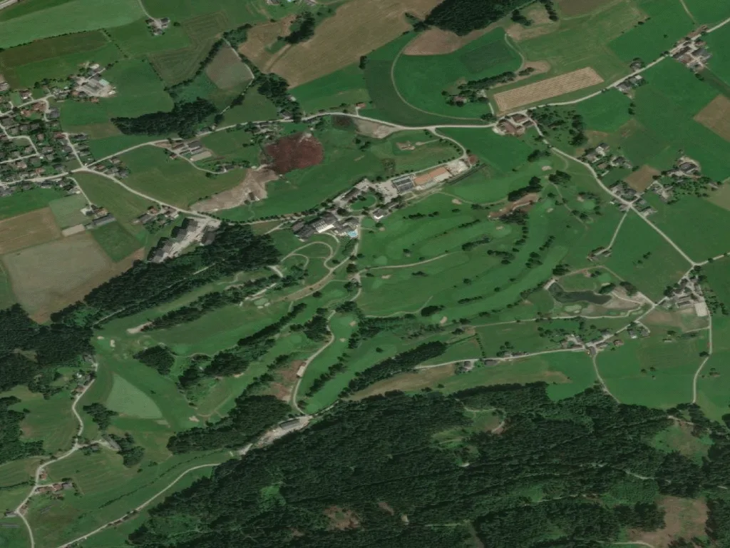 Letecký pohled na Golf- & Countryclub Schloss Pichlarn