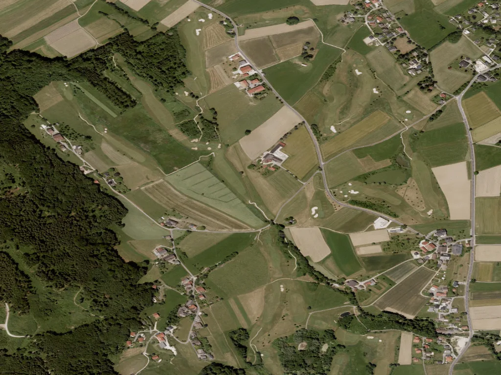Letecký pohled na Golfclub am Attersee