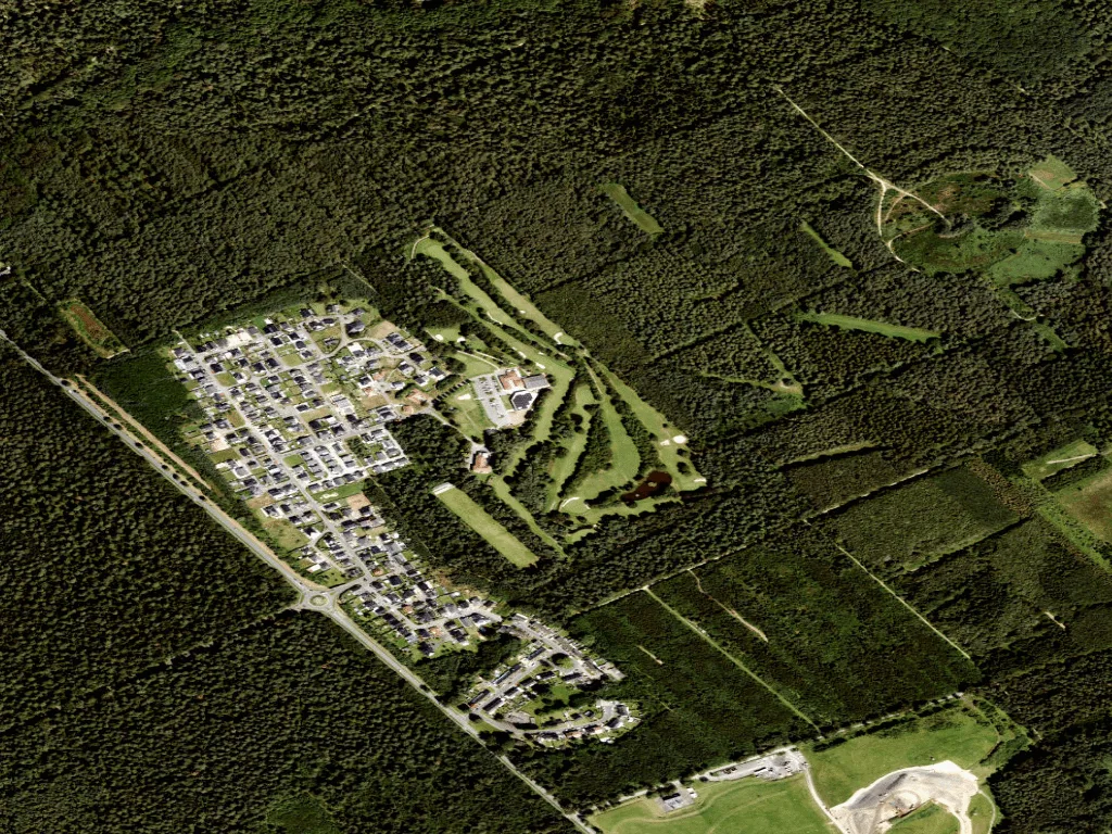 Letecký pohled na Golfpark Rothenbach