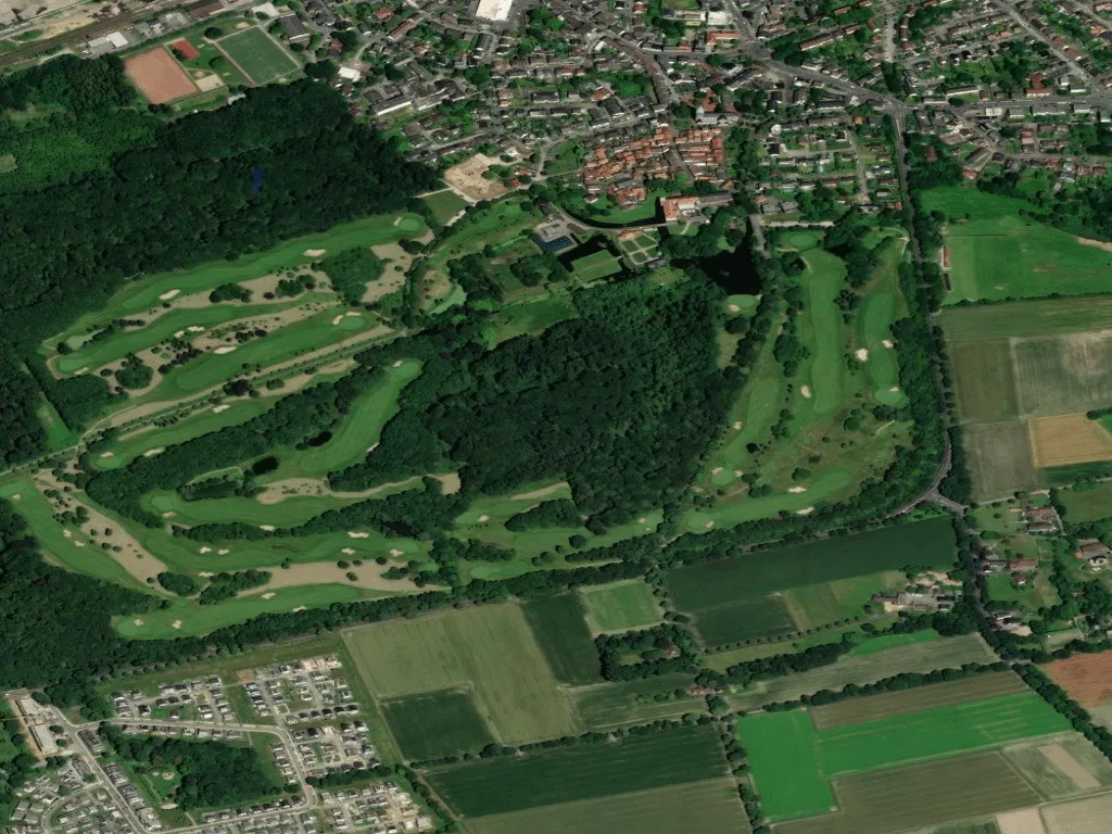Letecký pohled na Golfclub Schloss Westerholt e.V.