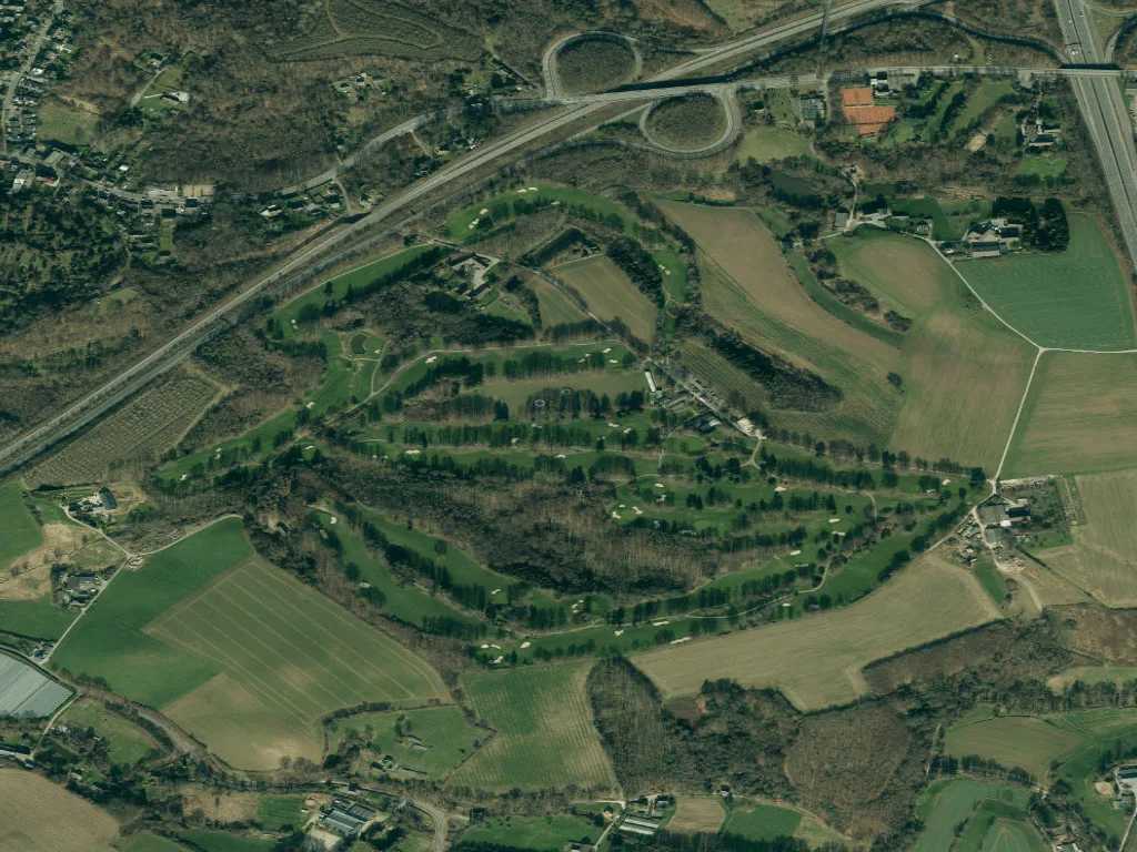 Letecký pohled na Düsseldorfer Golf Club