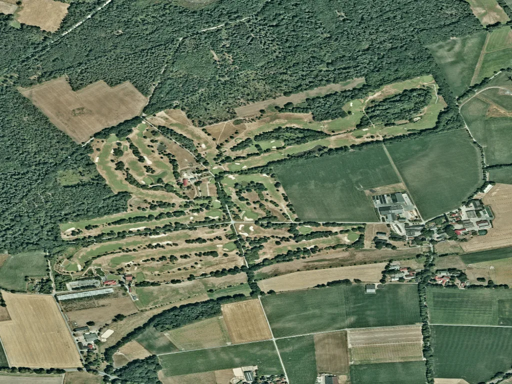 Letecký pohled na Golfclub Schwarze Heide Bottrop-Kirchhellen e.V.