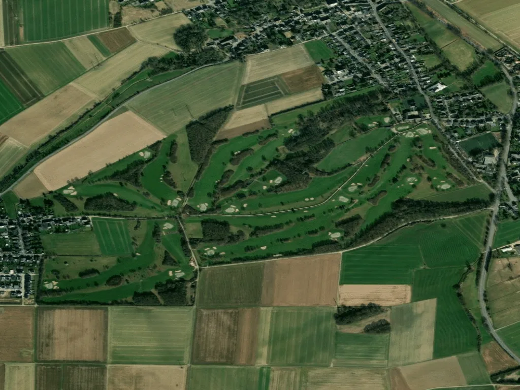 Letecký pohled na Golfclub Haus Kambach