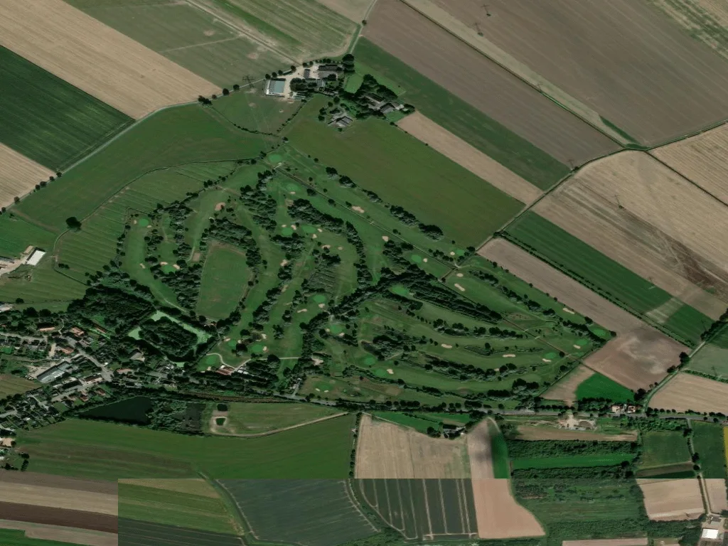 Letecký pohled na Golfclub Gut Haseldorf e.V.