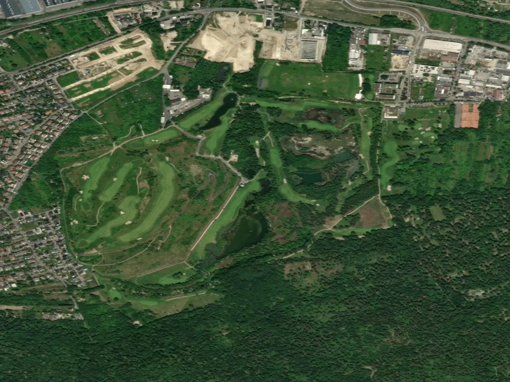 Letecký pohled na Mainzer Golfclub