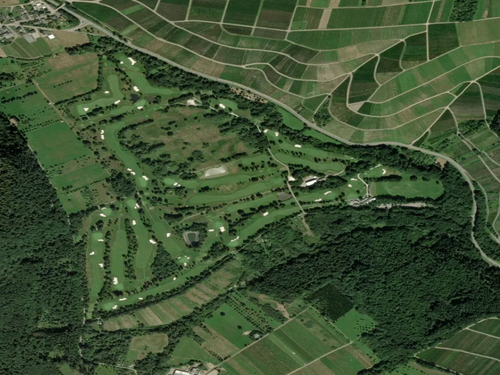 Letecký pohled na Golf Club Trier e.V.