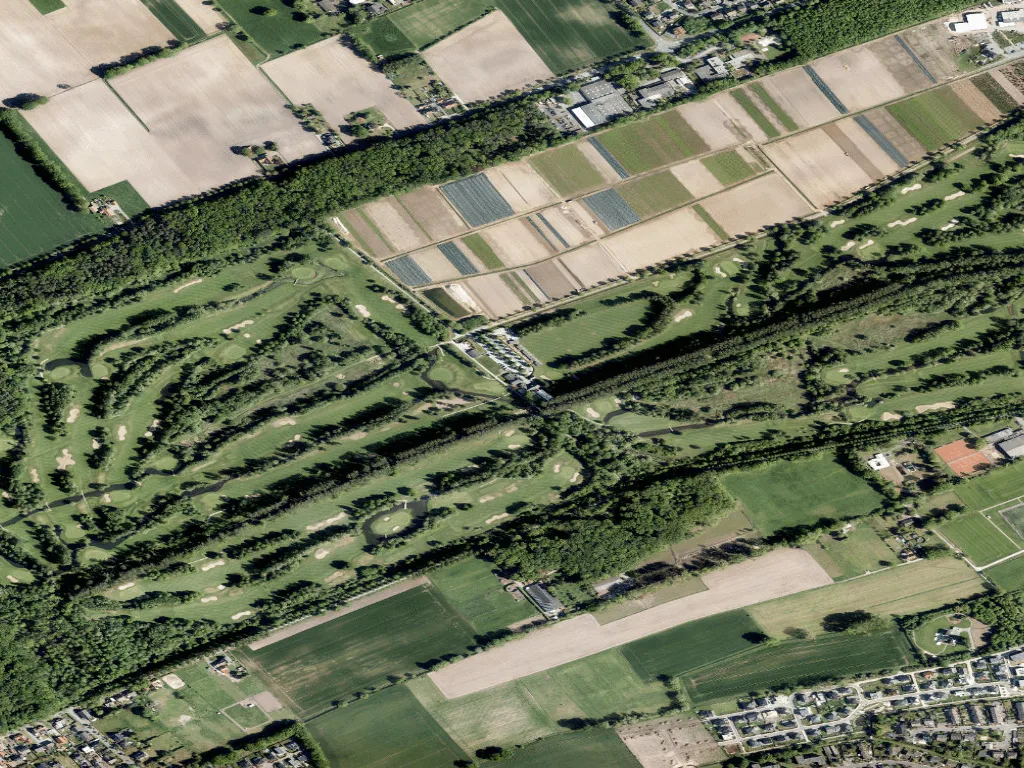 Letecký pohled na Golfclub Lippstadt