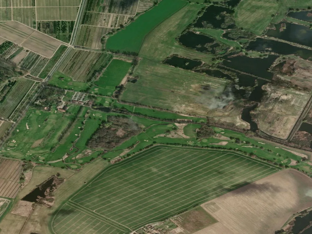 Letecký pohled na Potsdamer Golfclub e.V.