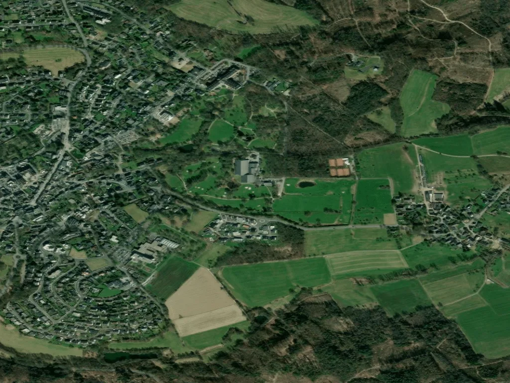 Letecký pohled na Golf-Park Nümbrecht