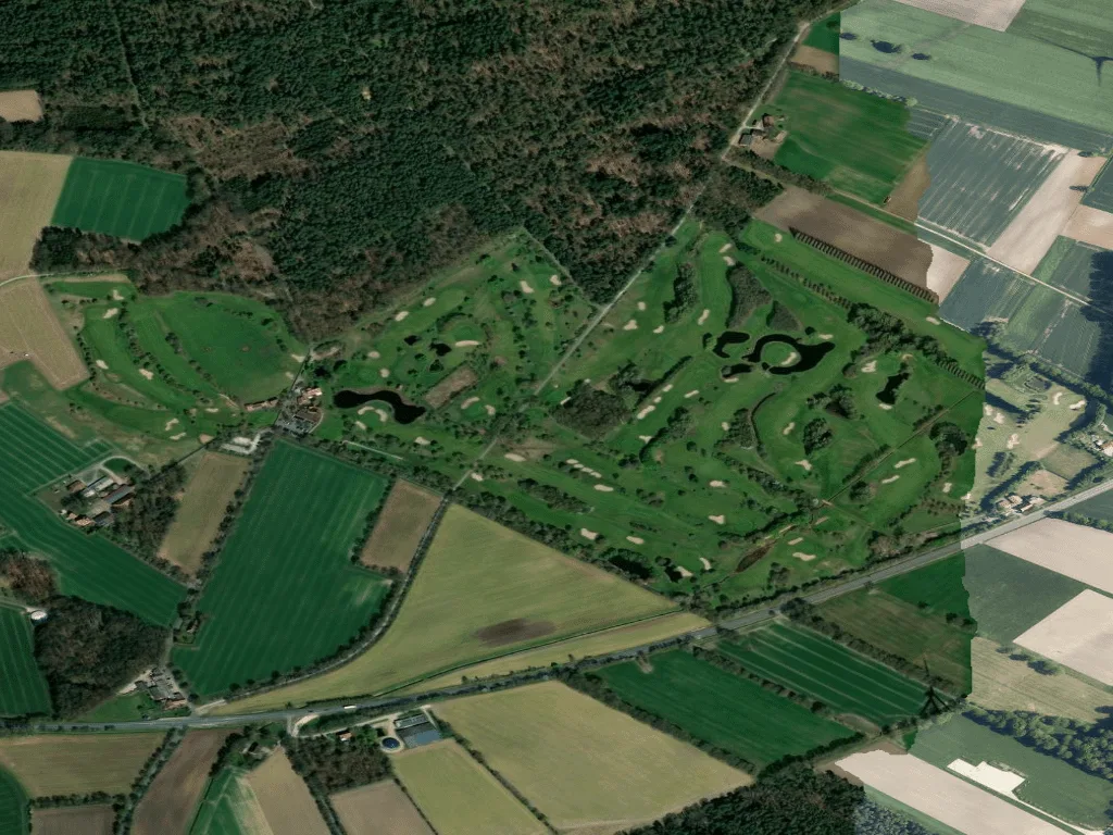 Letecký pohled na Golf- und Landclub Coesfeld