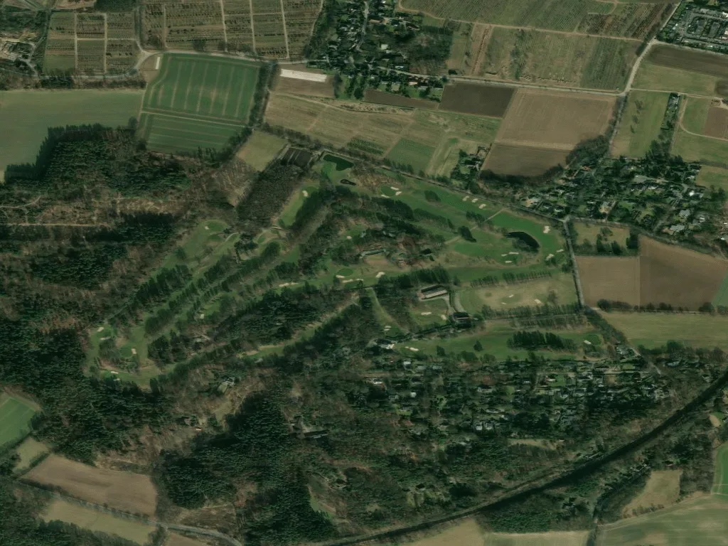 Letecký pohled na Hamburger Land und Golfclub Hittfeld