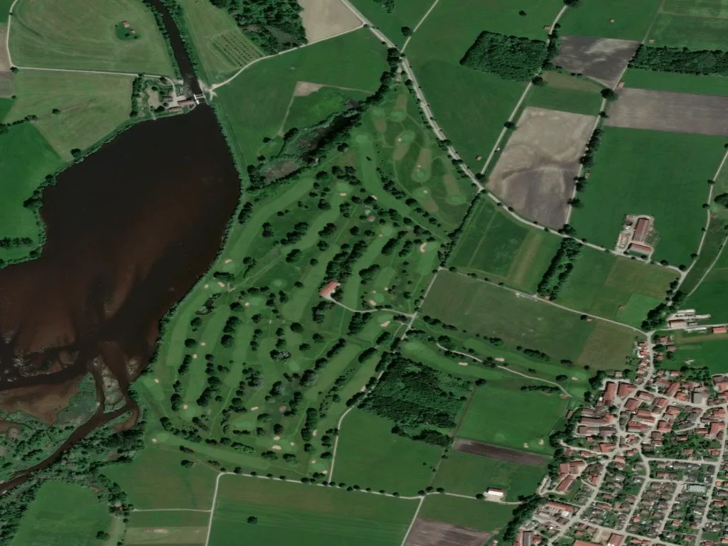 Letecký pohled na Golfclub Bad Wörishofen