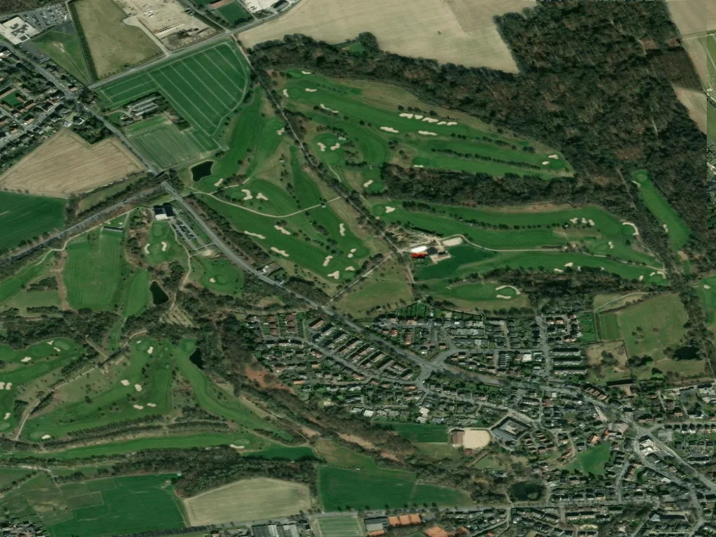 Letecký pohled na Golf Club Castrop-Rauxel e.V. in Frohlinde