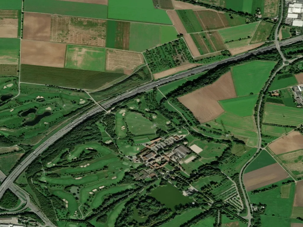 Letecký pohled na Öff. Golfanlage 6 Loch