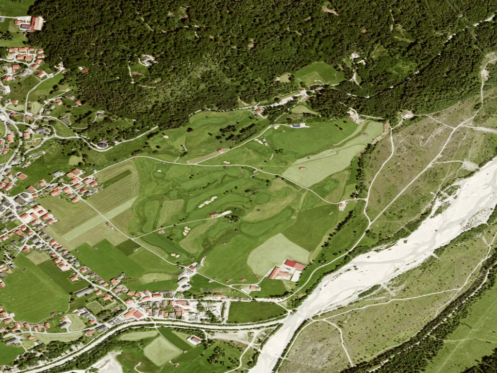 Letecký pohled na Golf- & Landclub Karwendel e.V.