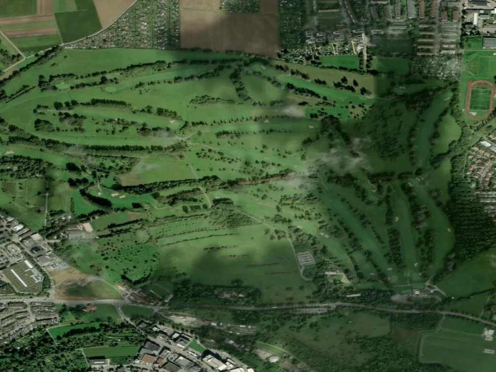 Letecký pohled na Golfclub Neckartal e.V.