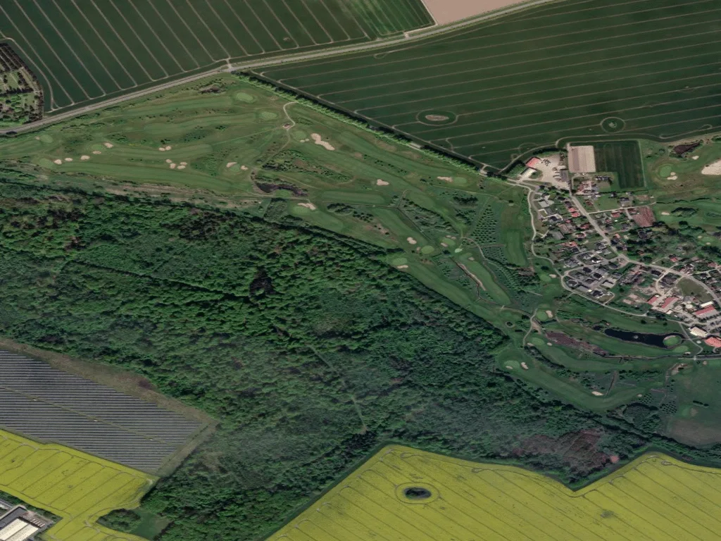 Letecký pohled na Mecklenburg-Vorpommern-Platzes
