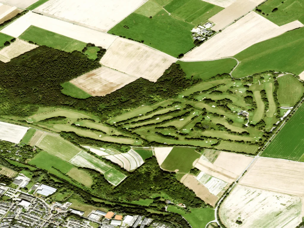 Letecký pohled na Aachener Golf Club 1927 e.V.