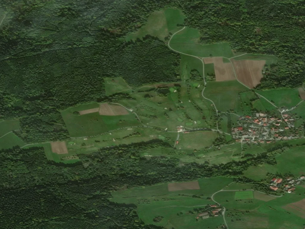 Letecký pohled na Golfclub Oberrot-Frankenberg